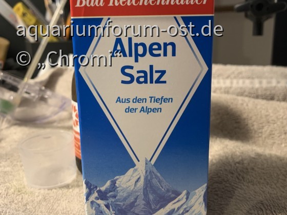 Salz für Artemiazucht